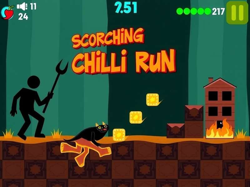 Scorching Chilli Run In-Game Action Scorching Chilli Run Gameplay Screenshot